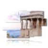 tableau avec photos athenes - version: 9 pannelli 171x108cm