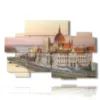 photos of budapest parliament painting center - version: 10 pannelli 176x115cm