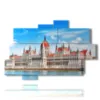 wichtige bilder budapest das parlament - version: 10 pannelli 173x114cm