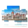 important paintings budapest the parliament - version: 10 pannelli 176x115cm