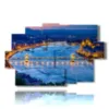 quadro con foto de budapest panoramica di sera - version: 9 pannelli 171x108cm