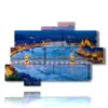 quadro con foto de budapest panoramica di sera - version: 10 pannelli 173x114cm