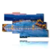 bild mit panoramafotos von budapest am abend - version: 9 pannelli 180x103cm