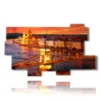 caja con fotos de la ciudad de budapest iluminada al atardecer - version: 10 pannelli 190x110cm