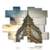 quadro big ben londra - version: 15 pannelli 186x152cm
