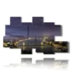 budapest panoramafotos bild bei nacht - version: 8 pannelli 171x100cm