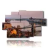 marco con foto puente de cadenas budapest - version: 9 pannelli 171x108cm