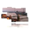 tableau avec photos pont des chaines de budapest - version: 9 pannelli 180x103cm