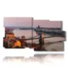 quadro con foto ponte delle catene budapest - version: 10 pannelli 183x100cm
