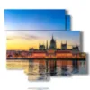 quadro con foto immagini budapest panoramica - version: 6 pannelli 113x99cm