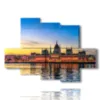 tableau avec photos budapest images panoramiques - version: 6 pannelli 135x96cm