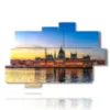 tableau avec photos budapest images panoramiques - version: 10 pannelli 173x114cm