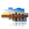quadro con foto immagini budapest panoramica - version: 8 pannelli 184x97cm
