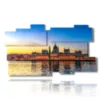 bild mit fotos budapest panoramabilder - version: 11 pannelli 184x104cm