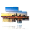 tableau avec photos budapest images panoramiques - version: 8 pannelli 184x113cm