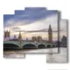 quadri moderni londra panoramica - version: 5 pannelli 89x77cm