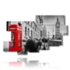photomaton londres tableau rouge - version: 10 pannelli 188x117cm