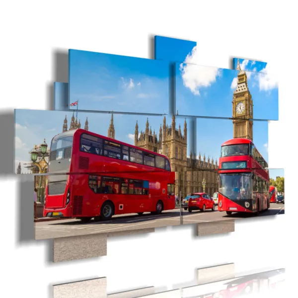 Bild mit Foto eines Busses in London bei Tageslicht