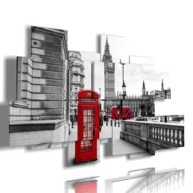 Panoramic photo of central London