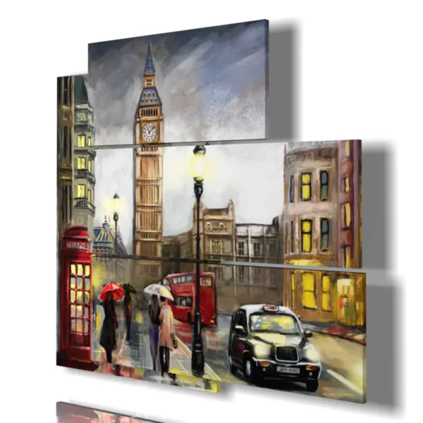 Modern city paintings