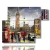 plaza de la ciudad de londres - version: 6 pannelli 122x96cm