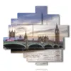 cuadros modernos panoramicos de londres - version: 11 pannelli 158x146cm