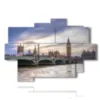 cuadros modernos panoramicos de londres - version: 9 pannelli 164x114cm