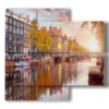 bild von amsterdam fotos fuer spektakulaere aufnahmen - version: 4 pannelli 91x85cm