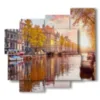 bild von amsterdam fotos fuer spektakulaere aufnahmen - version: 5 pannelli 106x98cm