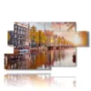 cuadro de fotos de amsterdam para tomar espectaculares - version: 7 pannelli 157x90cm