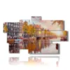 quadro di amsterdam foto da fare spettacolari - version: 9 pannelli 182x107cm