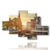 bild amsterdam stadt - version: 6 pannelli 146x94cm