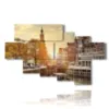 quadro amsterdam citta - version: 7 pannelli 173x106cm