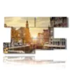 painting amsterdam city - version: 9 pannelli 177x101cm