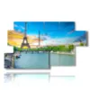 tableaux tour eiffel france - version: 7 pannelli 157x90cm