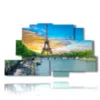 tableaux tour eiffel france - version: 9 pannelli 173x103cm
