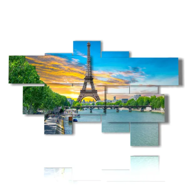 Cuadros de la Torre Eiffel