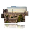 painting with photos in paris from notre dame - version: 9 pannelli 171x108cm
