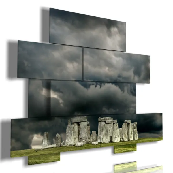 Landschaft eines Gemäldes: Stonehenge