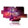 quadro con foto parigi capodanno - version: 12 pannelli 206x119cm