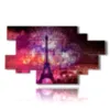 quadro con foto parigi capodanno - version: 12 pannelli 206x119cm