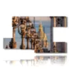 painting with photo postcard paris alexandre iii bridge - version: 8 pannelli 173x100cm