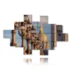 painting with photo postcard paris alexandre iii bridge - version: 14 pannelli 232x149cm