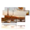 tableaux avec paris illumine en automne - version: 7 pannelli 157x90cm