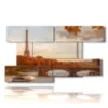 bilder mit paris im herbst beleuchtet - version: 9 pannelli 177x101cm