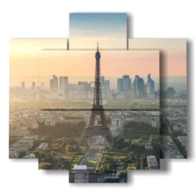 foto de París al atardecer