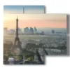 marco de fotos paris al atardecer - version: 4 pannelli 91x85cm