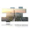 tableau avec photos de paris au coucher du soleil - version: 9 pannelli 187x110cm
