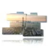 painting with photos paris at sunset - version: 10 pannelli 189x106cm