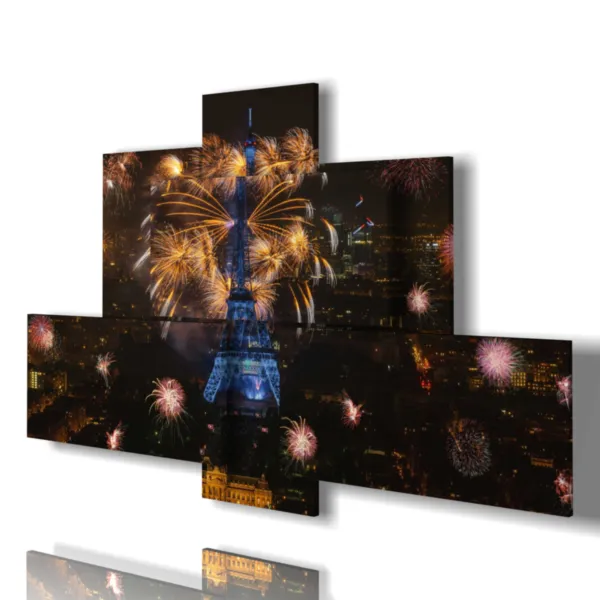 Prints of Paris at night